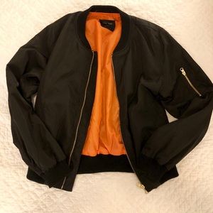 Black Bomber Jacket